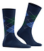 Burlington Paar Sokken, Model Edinburgh,  Blauw  Groen Aigle