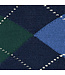 Burlington Paar Sokken, Model Edinburgh,  Blauw  Groen Aigle