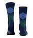 Burlington Paar Sokken, Model Edinburgh,  Blauw  Groen Aigle