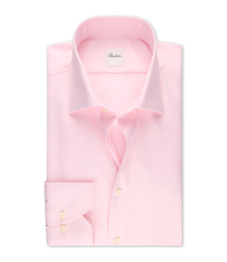 Stenstroms Stenstroms, Overhemd, Twofold Katoen, Lange Mouw, Roze, Regular Fit
