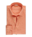 Stenstroms Overhemd, Linnen, Lange Mouw, Slimline, Licht Oranje