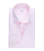 Stenstroms Overhemd, Twill, Twofold Katoen, Lange Mouw, Roze, Regular Fit