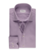 Stenstroms Overhemd, Twill Twofold Katoen, Lange Mouw, Paars, Wit Geruit, Regular Fit