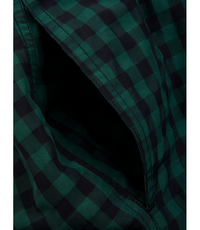 Stenstroms Zwembroek / Shorts, Donkerblauw/Groen Geruit