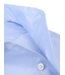 Stenstroms Overhemd, Schiller Kraag, One Piece Collar, Lange Mouw, Twill Katoen, Wit, Lichtblauw, Pinstripe, Slimline