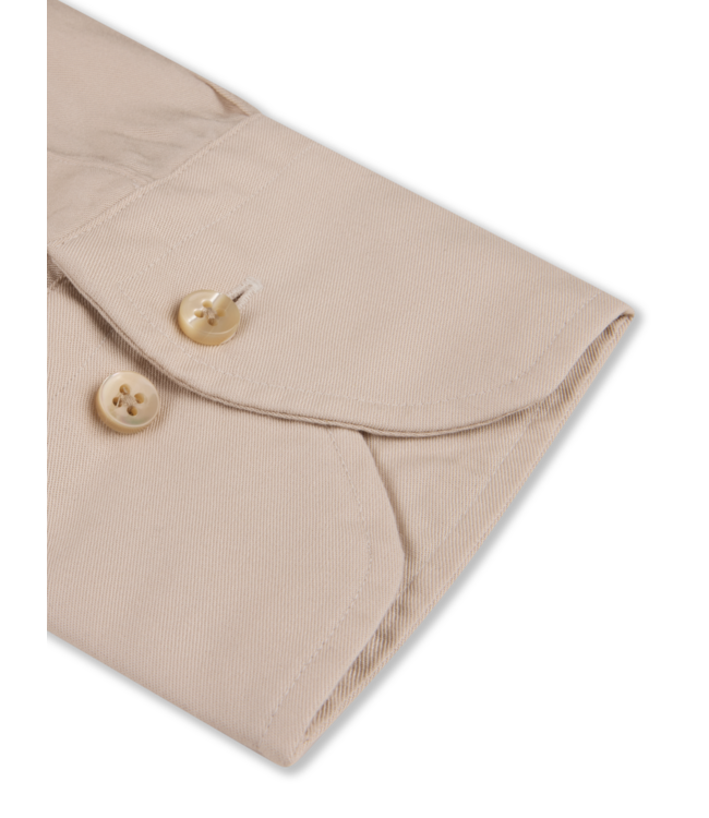 Stenstroms Overhemd, Casual, Lyocell, Lange Mouw, Beige, Regular Fit