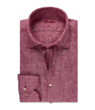 Stenstroms Stenstroms, Overhemd, Linnen, Lange Mouw, Regular Fit, Oud Roze
