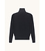 Paul & Shark Trui, Half-Zip, Tech Wol Mix, Donkerblauw