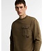 Barbour Sweater, Interlock Pique Katoen, Beech, Olijfgroen