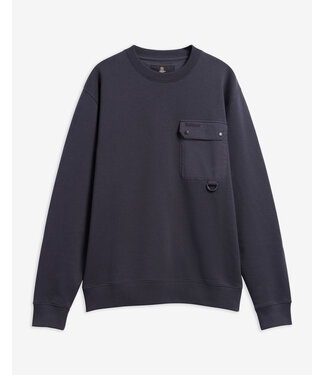 Barbour Barbour, Sweater, Interlock Pique Katoen, Navy, Donkerblauw