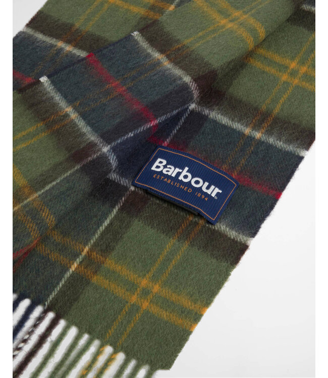 Barbour Sjaal, Wol, Cashmere Mix, Classic Tartan Ruit