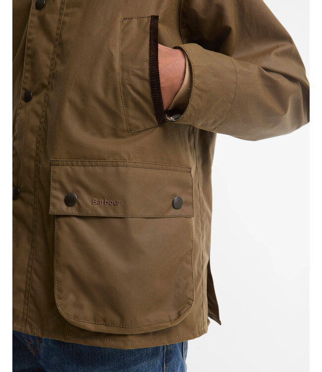 Barbour Wax Jas, Model, Icons Bedale Waxed Jacket, Bruin/Brown