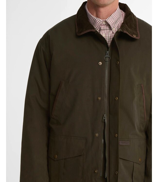 Barbour Outdoor Jas, Bromfield Waterproof Jacket, Model Parka, Groen