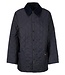 Barbour Jas, Tailored Fit, Quilted, Driekwart, Model Heritage Liddesdale, Donkerblauw, Navy