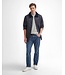 Barbour Jas, Tailored Fit, Quilted, Driekwart, Model Heritage Liddesdale, Donkerblauw, Navy