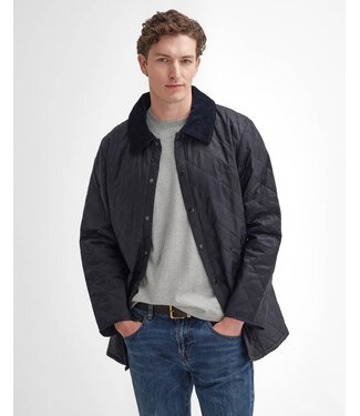 Barbour Barbour, Jas, Tailored Fit, Quilted, Driekwart, Model Heritage Liddesdale, Donkerblauw, Navy