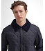 Barbour Jas, Tailored Fit, Quilted, Driekwart, Model Heritage Liddesdale, Donkerblauw, Navy