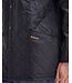 Barbour Jas, Tailored Fit, Quilted, Driekwart, Model Heritage Liddesdale, Donkerblauw, Navy