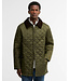 Barbour Jas, Tailored Fit, Quilted, Driekwart, Model Heritage Liddesdale, Olijfgroen, Olive