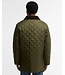 Barbour Jas, Tailored Fit, Quilted, Driekwart, Model Heritage Liddesdale, Olijfgroen, Olive