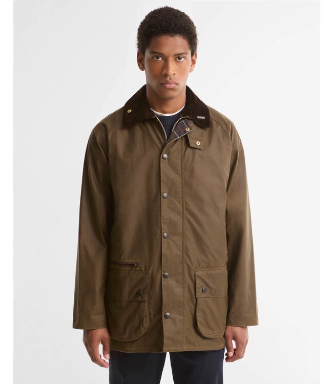 Barbour Wax Jas, Model, Icons Beaufort Waxed Jacket, Beech