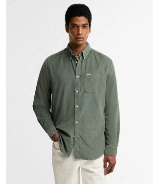Barbour Barbour, Overhemd, Shirt, Tailored Fit, Agave Groen,  Ribcord, Classic Tartan Contrastkraag