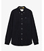 Barbour Overhemd, Tailored Fit, Donkerblauw Ribcord,  Classic Tartan Contrastkraag