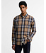 Barbour Overhemd, Tailored Fit, Katoen, Model Edgar, Blauw Beige, Rood Wit Geruit