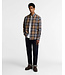 Barbour Overhemd, Tailored Fit, Katoen, Model Edgar, Blauw Beige, Rood Wit Geruit
