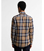 Barbour Overhemd, Tailored Fit, Katoen, Model Edgar, Blauw Beige, Rood Wit Geruit
