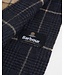 Barbour Sjaal, Lamswol, Birchwood Dress Tartan, Reversible, Blauw, Beige Geruit