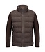 Milestone Vest/Jas met Rits, Hybrid, Gebreide Mouw, Bruin