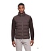 Milestone Vest/Jas met Rits, Hybrid, Gebreide Mouw, Bruin