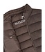 Milestone Vest/Jas met Rits, Hybrid, Gebreide Mouw, Bruin