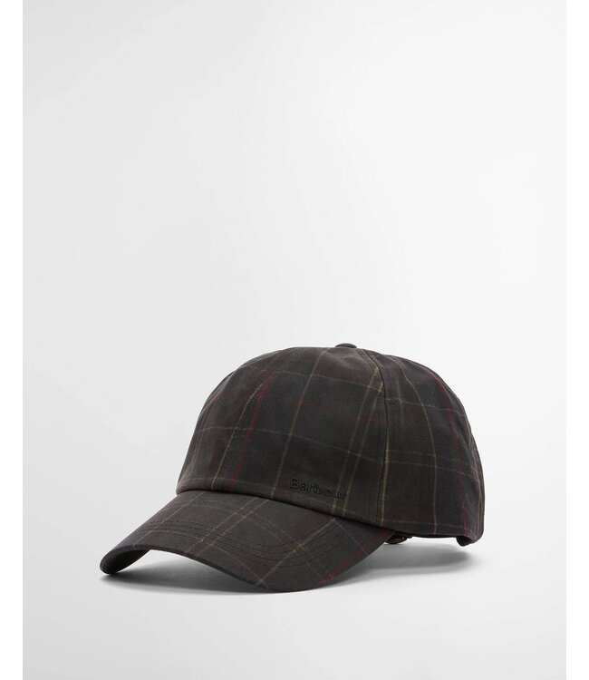 Barbour Wax Sports Cap, Model Haydon Tartan, Dark Classic Tartan