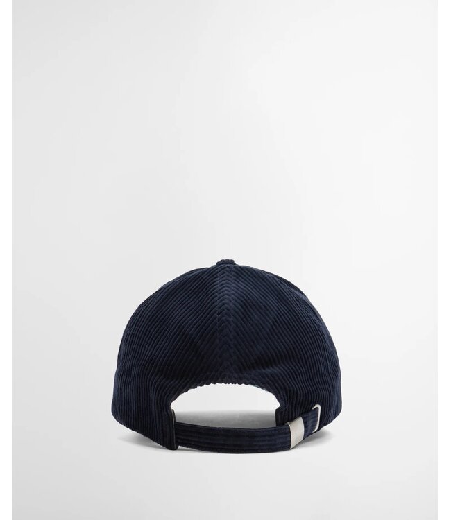 Barbour Sports Cap, Ribcord, Donkerblauw, Navy