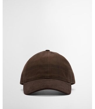 Barbour Barbour, Macklow Sports Cap, Bruin Ribcord Visor en Muted Tartan