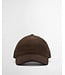 Barbour Macklow Sports Cap, Bruin Ribcord Visor en Muted Tartan