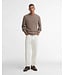 Barbour Trui, Katoen, Wol, Mix, Ronde Hals, Structuur Knit, Beige, Bruin