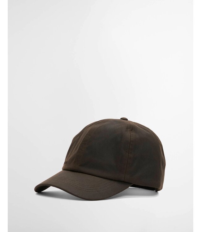 Barbour Wax  Sports Cap, Anti-Perspiration, Donkerbruin