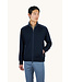Paul & Shark Vest met Rits, Wol, Typhoon RE-4x4 Stretch, Schouder Patches, Donkerblauw