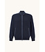 Paul & Shark Vest met Rits, Wol, Typhoon RE-4x4 Stretch, Schouder Patches, Donkerblauw