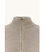 Paul & Shark Trui, Half-Zip, Tech Wol Mix, Beige