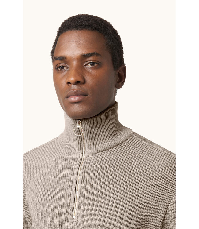 Paul & Shark Trui, Half-Zip, Tech Wol Mix, Beige