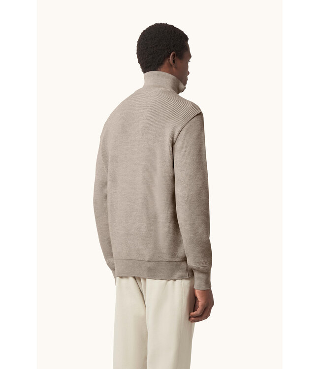 Paul & Shark Trui, Half-Zip, Tech Wol Mix, Beige