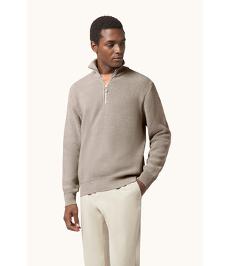 Paul & Shark Paul & Shark, Trui, Half-Zip, Tech Wol Mix, Beige