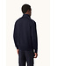 Paul & Shark Trui, Half-Zip, Merino Wol, Schouder Patches, Donkerblauw, Lichtblauwe Accenten