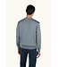 Paul & Shark Trui,  Ronde-Hals, Typhoon RE-4x4 Stretch, Schouder Patches, Grijs