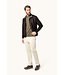 Paul & Shark Hybrid Vest met Rits, Wol, Zijde, Green Storm System® Loro Piana Fabric, Donkerbruin