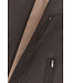 Paul & Shark Hybrid Vest met Rits, Wol, Zijde, Green Storm System® Loro Piana Fabric, Donkerbruin